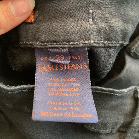 James Jeans James Twiggy Dancer Black distressed skinny jeans - Picture 4 of 7